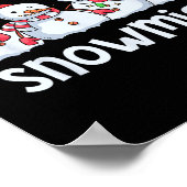 Chillin mit meinen Snowmies Weihnachten Pajamas Sn Poster (Ecke)