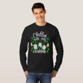 Chillin mit meiner Grammie St Patricks Day Gnomes T-Shirt (Vorne ganz)