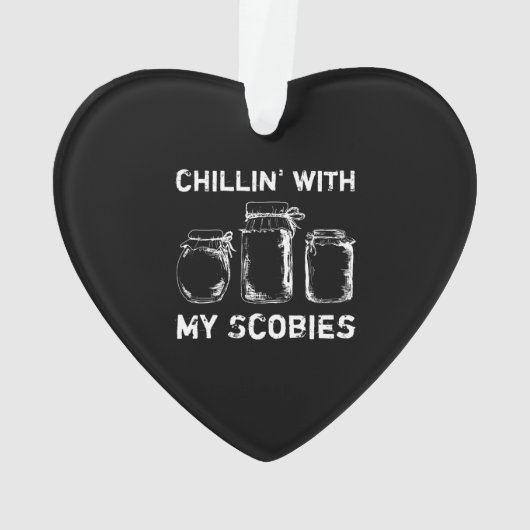Chillin' mit meiner Kambucha Ornament (Rückseite)