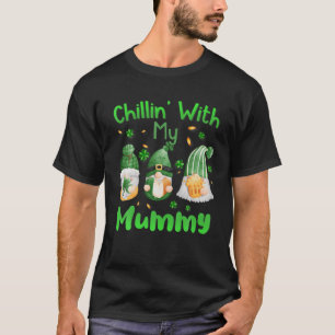 Chillin mit meiner Mummy Green Kariert Gnomes St P T-Shirt
