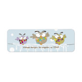 Chillin' Owls return Address Label (Vorne)