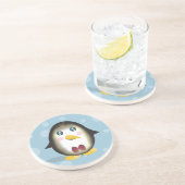 Chillin' Penguin Getränkeuntersetzer (Seite)