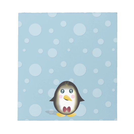 Chillin' Penguin Notepad Notizblock (Vorderseite)