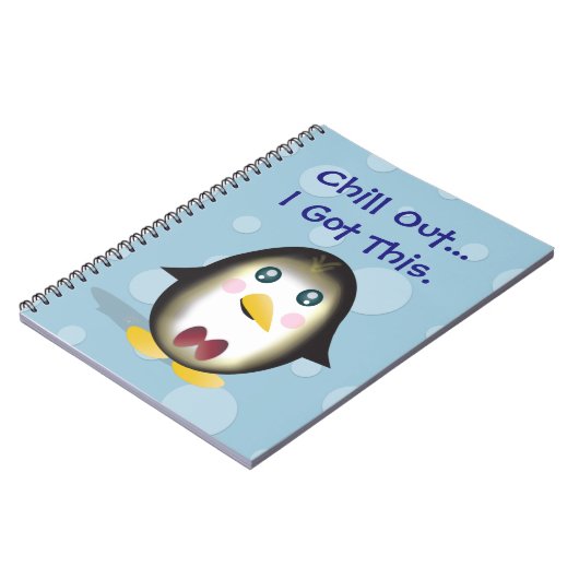 Chillin' Penguin Notizblock (Linke Seite)