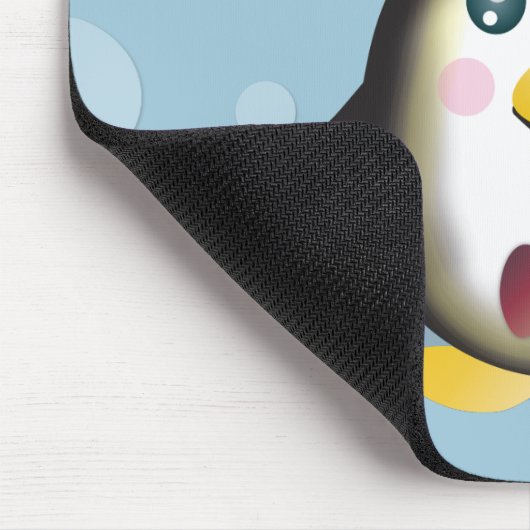 Chillin Pinguin-Mausunterlage Mousepad (Ecke)