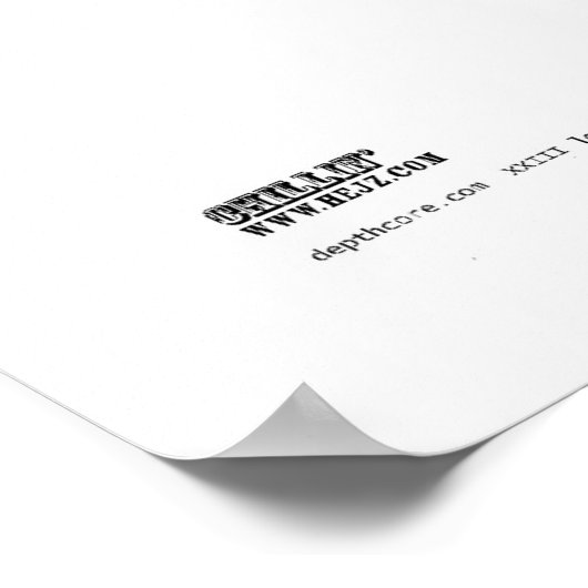 Chillin Poster (Ecke)