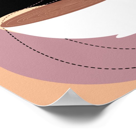 Chillin-Poster Poster (Ecke)