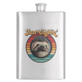Chillin’ Sloth Flachmann (Vorderseite)