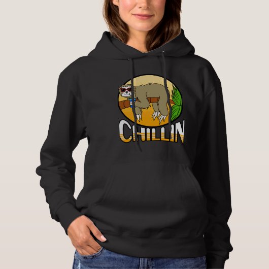 Chillin Sloth Hoodie (Vorderseite)