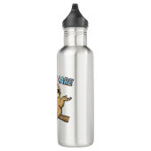 Chillin' Sloth I Don't Care Design Essential T-Shi Edelstahlflasche (Rechts)
