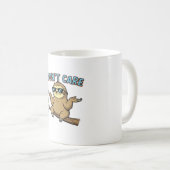 Chillin' Sloth I Don't Care Design Essential T-Shi Kaffeetasse (VorderseiteRechts)