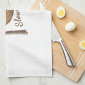 Chillin' Sloth in a Hammock Oversized T-Shirt Geschirrtuch (Viertel Falte)