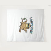 Chillin' Sloth ist mir egal, wie ich essenzielle T Wandteppich (Vorderseite (Horizontal))