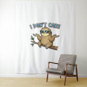 Chillin' Sloth ist mir egal, wie ich essenzielle T Wandteppich (Beispiel)