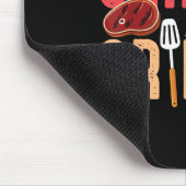 Chillin und Grillin Barbecue Party Mousepad (Ecke)