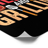 Chillin und Grillin Barbecue Party Poster (Ecke)