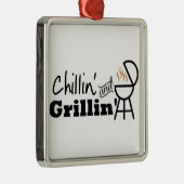 *CHILLIN UND GRILLIN* FUN JEDERZEIT ORNAMENT AUS METALL (Rechts)