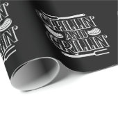 Chillin und Grillin GRILLEN Geschenkpapier (Rolleneckpunkt)