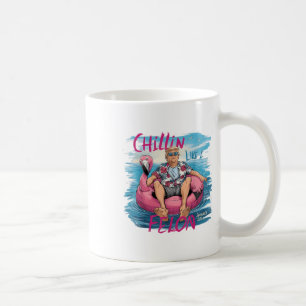 Chillin wie ein Felon Funny Trump für Präsident Su Kaffeetasse