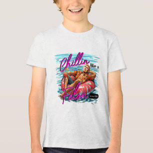 Chillin wie ein Felon Funny Trump für Präsident Su Tri-Blend Shirt
