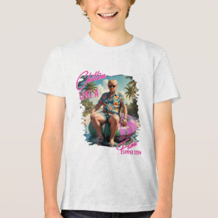 Chillin wie ein Felon Funny Trump für Präsident Su Tri-Blend Shirt