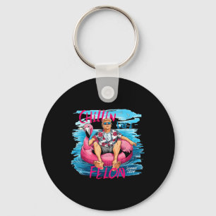 Chillin wie ein Felon Summer 2024 nimmt Trump Amer Schlüsselanhänger