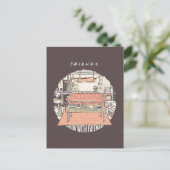 Chillin' with FRIENDS™ Cartoon Postkarte (Stehend Vorderseite)