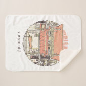 Chillin' with FRIENDS™ Cartoon Sherpadecke (Vorderseite (Horizontal))