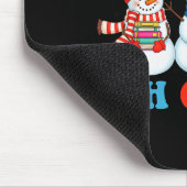 Chillin With My 4th Grade Snowmies Christmas Teach Mousepad (Ecke)