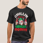Chillin With My Cardiology Nurse Gnomies Gnomes Ch T-Shirt (Vorderseite)