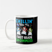 Chillin With My First Grade Snowmies Winter Snowma Kaffeetasse (Links)