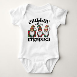 Chillin with my Gnomies Hanging Out Gnome Baby Strampler