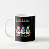 Chillin With My Preschool Snowmies Christmas Teach Kaffeetasse (Links)