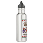Chillin With My Slothmies Funny Sloth Ugly Christm Edelstahlflasche (Links)