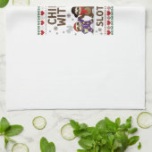 Chillin With My Slothmies Funny Sloth Ugly Christm Geschirrtuch (Gefaltet)