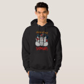 Chillin' With My Snowmies Funny Homies Christmas Hoodie (Vorne ganz)