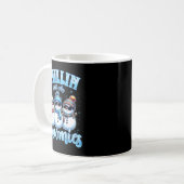 Chillin With My Snowmies Funny Snowman Christmas K Kaffeetasse (Vorderseite Links)