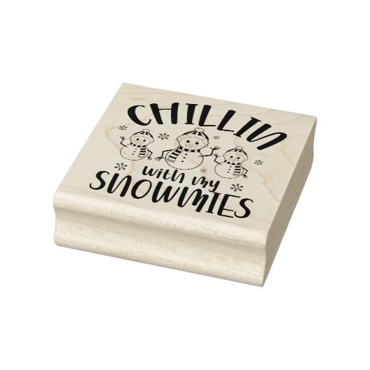 Chillin with my Snowmies Snowmen Gummistempel (Stempel)
