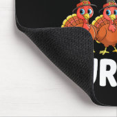 Chillin With My Turkeys Shirt Adult Kids Family Th Mousepad (Ecke)