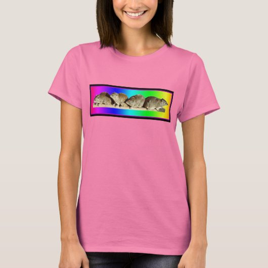 Chilling African Hyrax T-Shirt (Vorderseite)