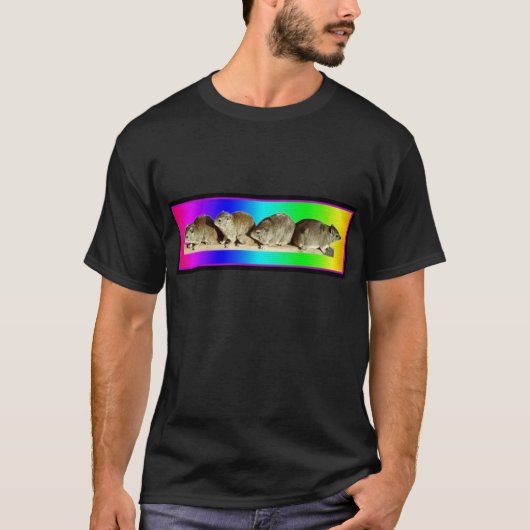 Chilling African Hyrax T-Shirt (Vorderseite)