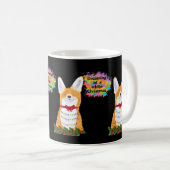 Chilling Fox White Christmas Kaffeetasse (VorderseiteRechts)