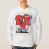 Chilling Heart Design Long Sleeve T - Shirt (Vorderseite)