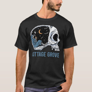 Chilling Skeleton Hütte Grove T-Shirt