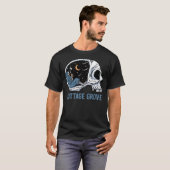 Chilling Skeleton Hütte Grove T-Shirt (Vorne ganz)