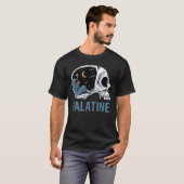 Chilling Skeleton - Palatine T-Shirt (Vorne ganz)