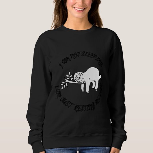 Chilling Sloth Sweatshirt (Vorderseite)