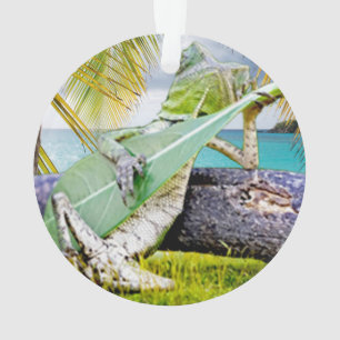 Chillin'Lizzard Ornament