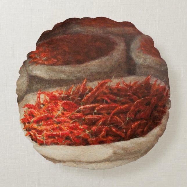 Chillis 2010 rundes kissen (Vorderseite)