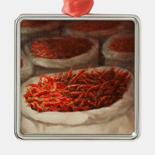 Chillis 2010 silbernes ornament (Vorne)
